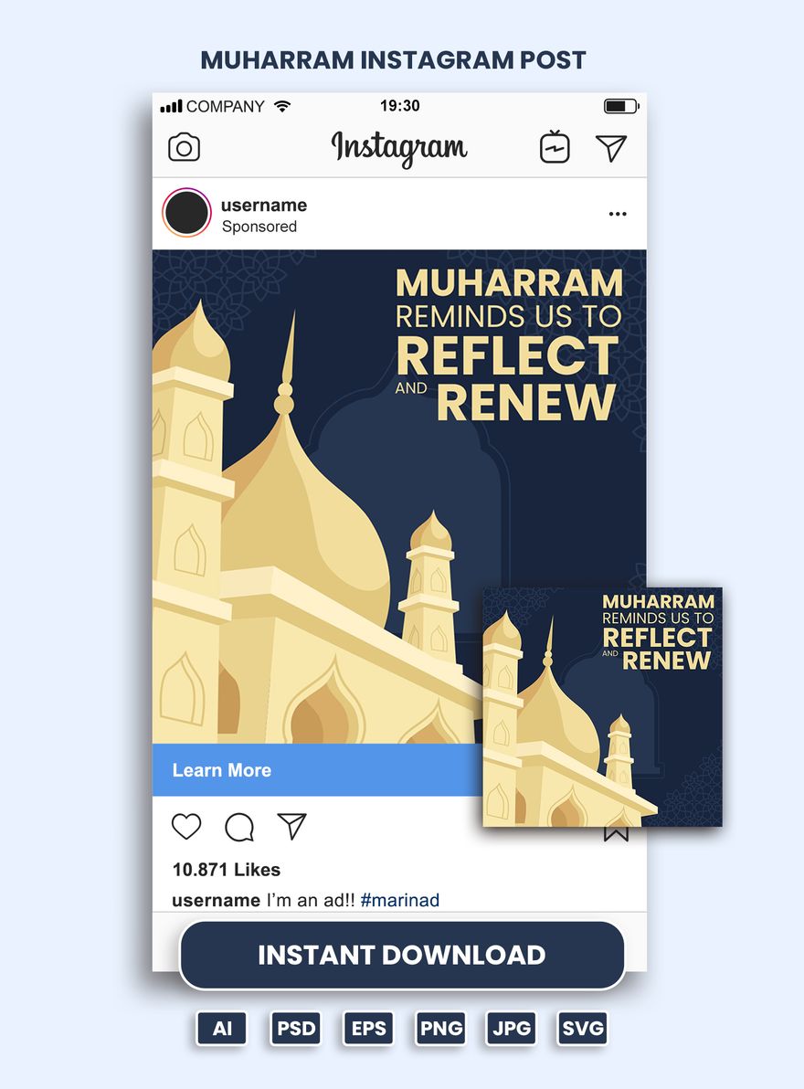 Muharram Instagram Post