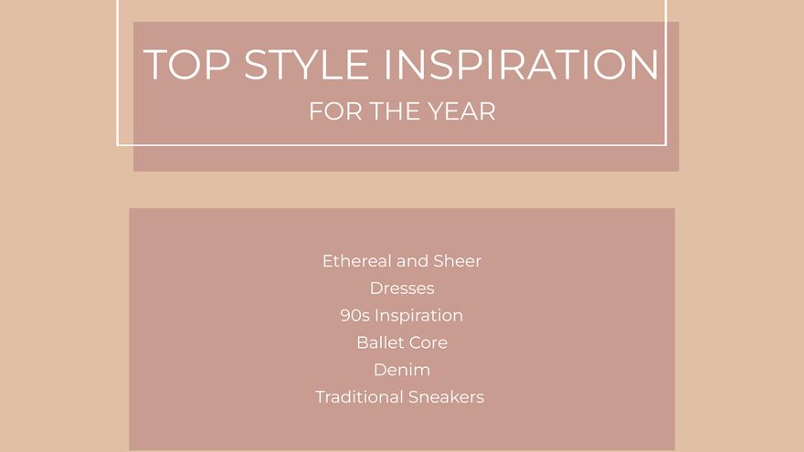 Free Fashion Trends Presentation Template to Edit Online Free Fashion Trends Presentation Template to Edit Online