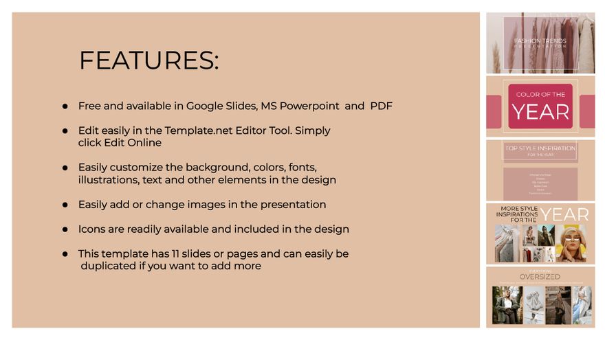 Free Fashion Trends Presentation Template to Edit Online Free Fashion Trends Presentation Template to Edit Online