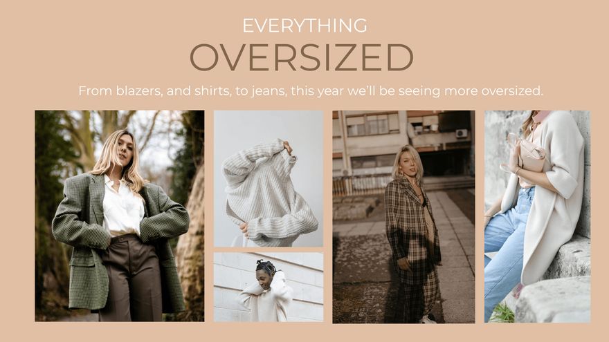 Free Fashion Trends Presentation Template to Edit Online Free Fashion Trends Presentation Template to Edit Online