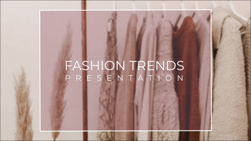 Fashion Trends Presentation