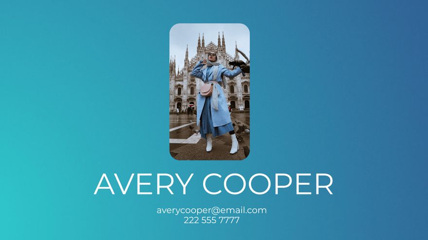 Free Fashion Influencer Portfolio Presentation Template to Edit Online Free Fashion Influencer Portfolio Presentation Template to Edit Online