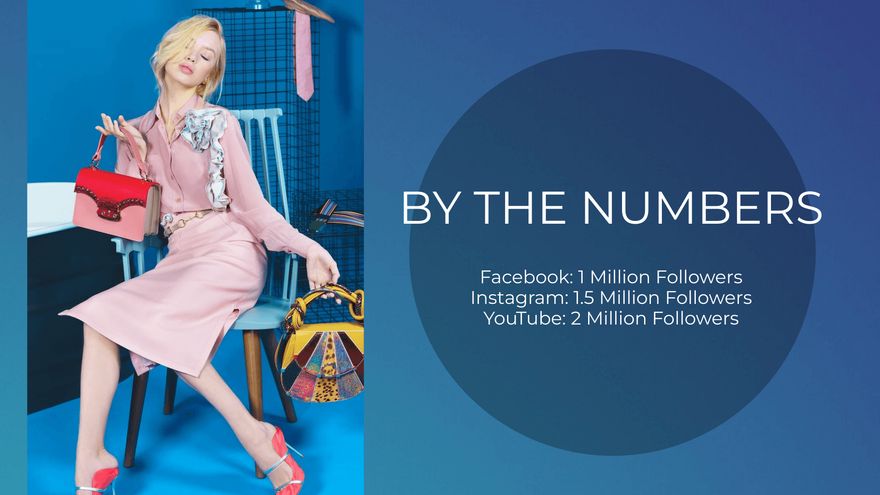 Free Fashion Influencer Portfolio Presentation Template to Edit Online Free Fashion Influencer Portfolio Presentation Template to Edit Online