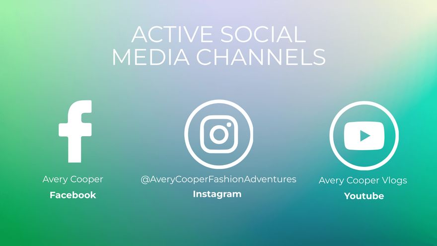 Free Fashion Influencer Portfolio Presentation Template to Edit Online Free Fashion Influencer Portfolio Presentation Template to Edit Online