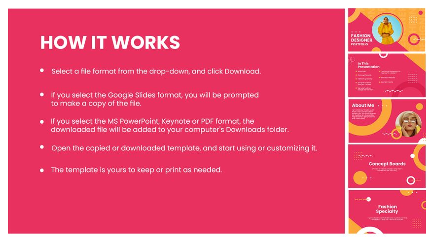 Free Fashion Designer Portfolio Presentation Template to Edit Online Free Fashion Designer Portfolio Presentation Template to Edit Online