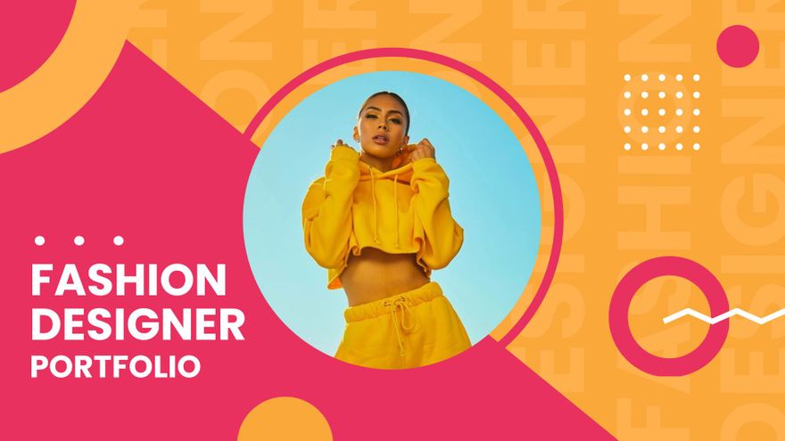 Free Fashion Designer Portfolio Presentation Template to Edit Online Free Fashion Designer Portfolio Presentation Template to Edit Online