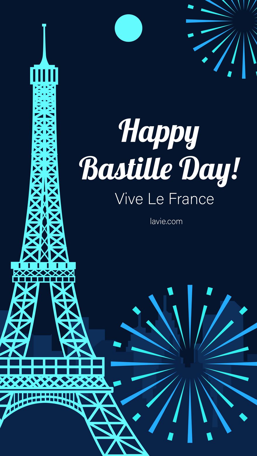 Free Bastille Day Flyer Background
