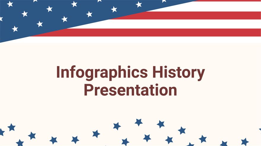 Free Infographics History Presentation Template to Edit Online