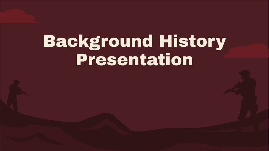 Free Background History Presentation Template to Edit Online Free Background History Presentation Template to Edit Online