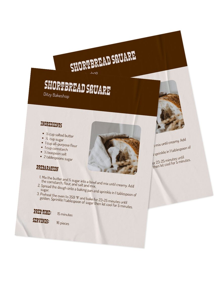 Recipe Template - Edit Online &amp; Download Example | Template.net