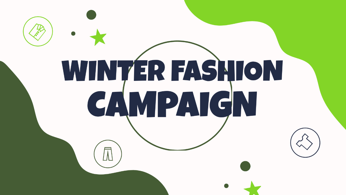 Winter Fashion Campaign Presentation Template