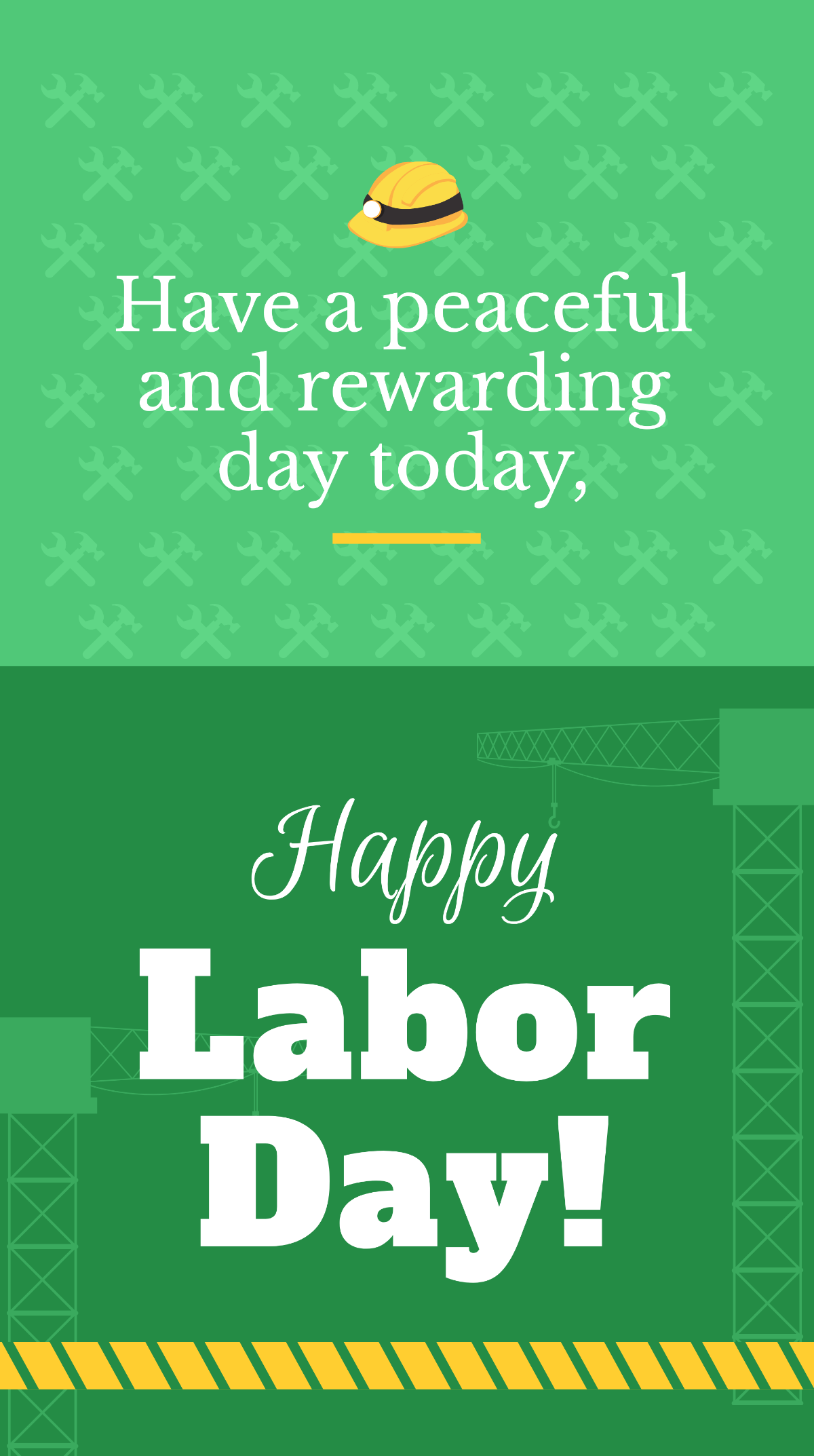 Labor Day Greeting Card Background Template