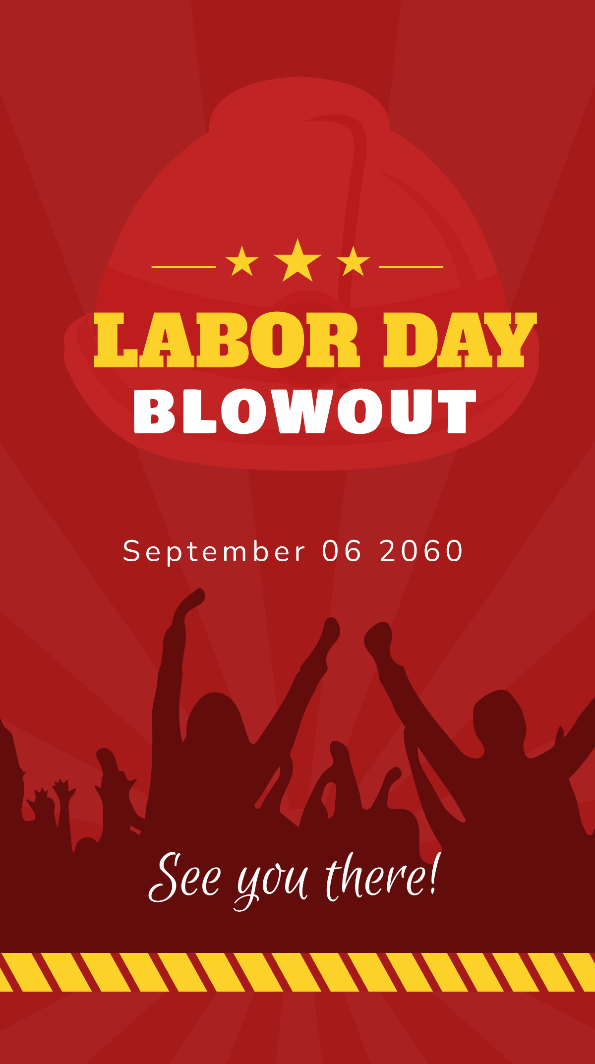 Labor Day Invitation Background Template