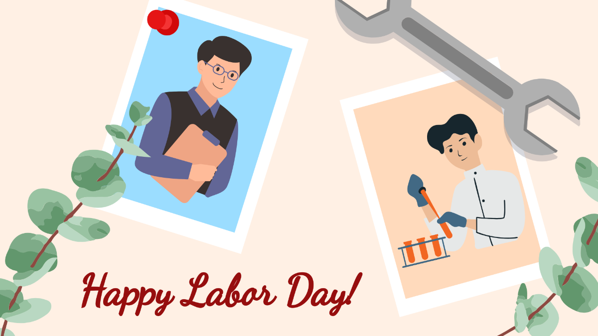 Labor Day Picture Background Template