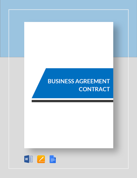 50+ Contract Agreement Word Templates - Free Downloads | Template.net