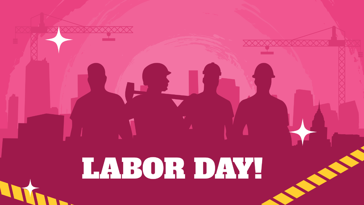 Labor Day Gradient Background Template