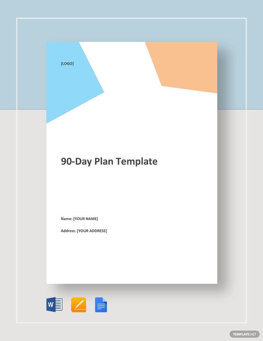 90-Day Plan Template