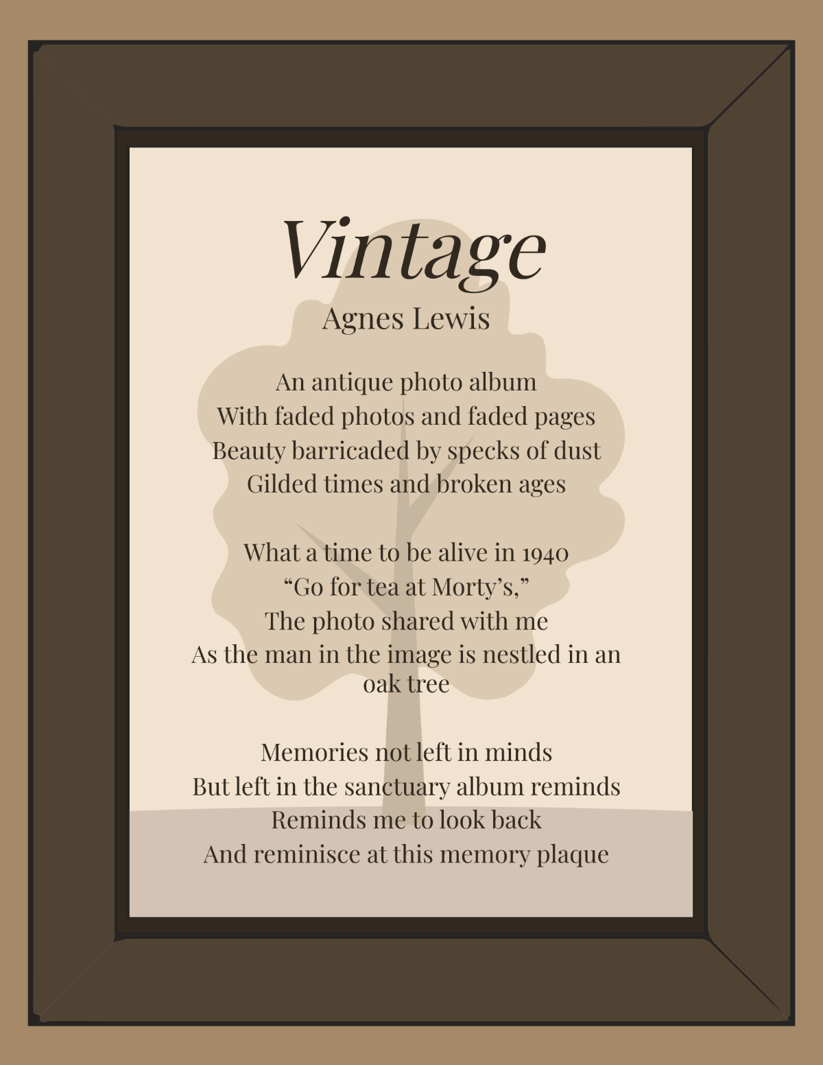 Photographic Poetry Template