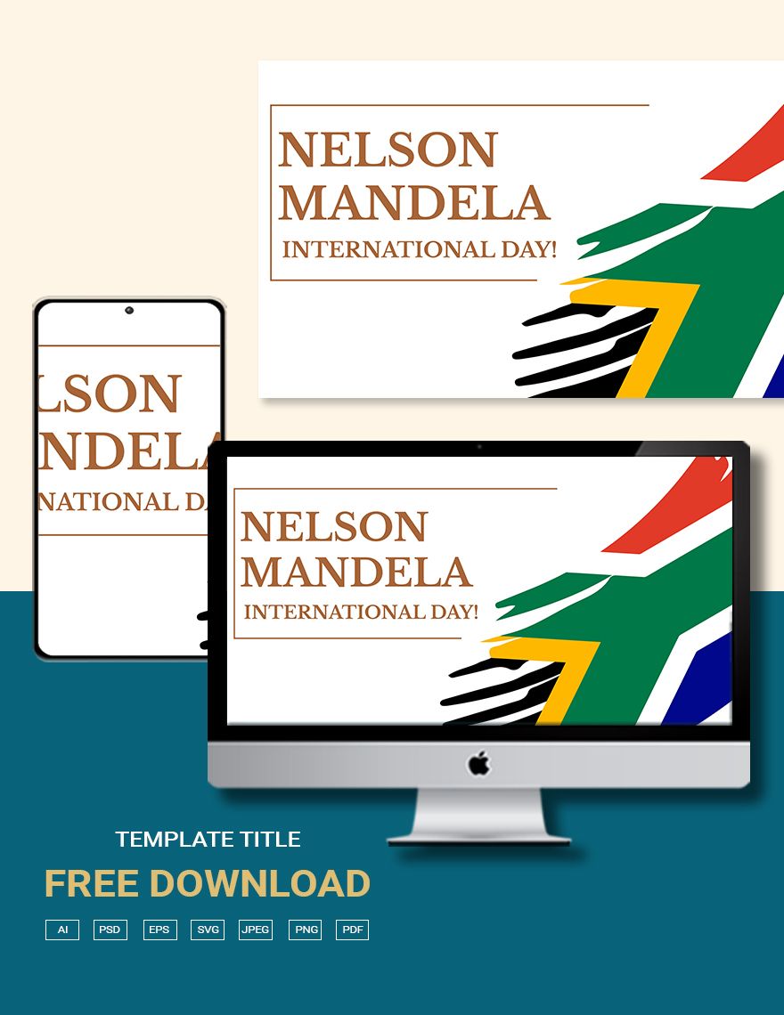 Nelson Mandela International Day Wallpaper Background