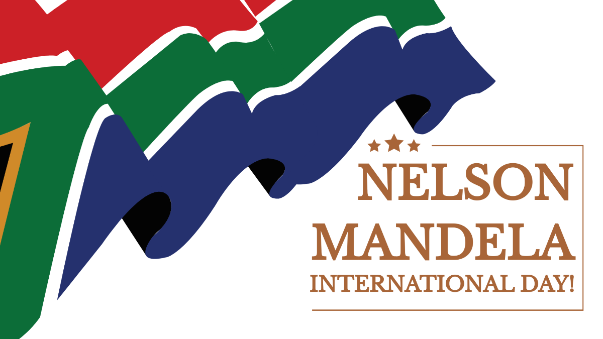 Nelson Mandela International Day Image Background Template