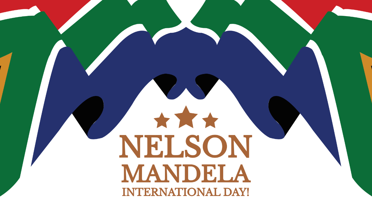 Nelson Mandela International Day Design Background Template