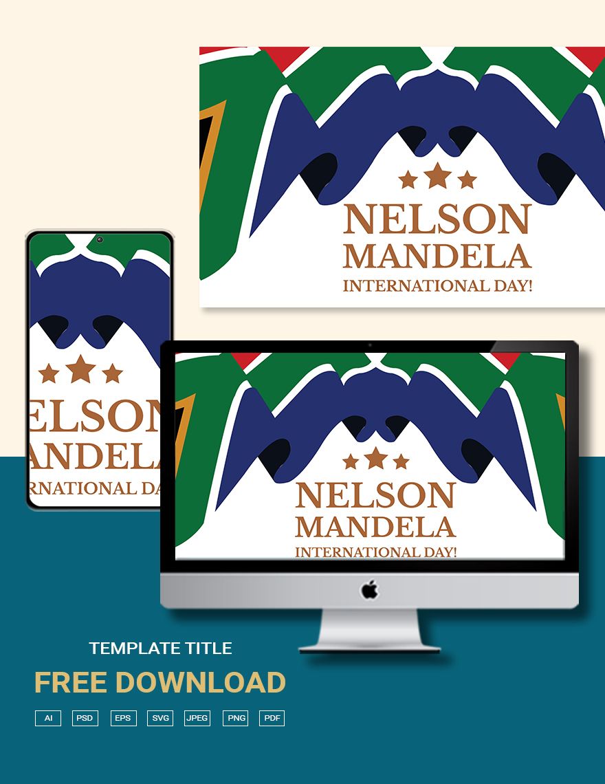 Nelson Mandela International Day Design Background