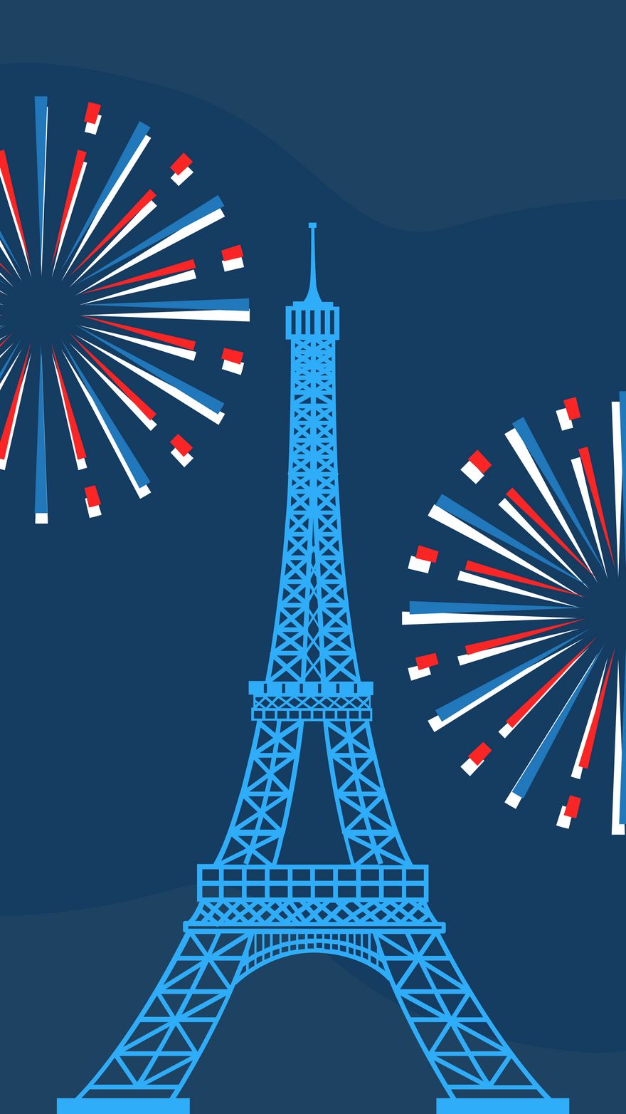 Free Bastille Day iPhone Background in PDF, Illustrator, PSD, EPS, SVG, JPG, PNG