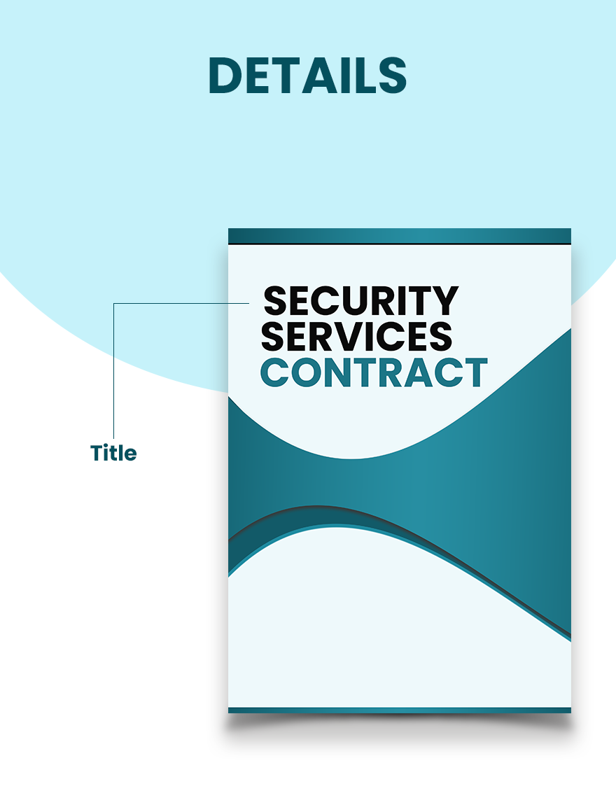 Security Services Contract Template