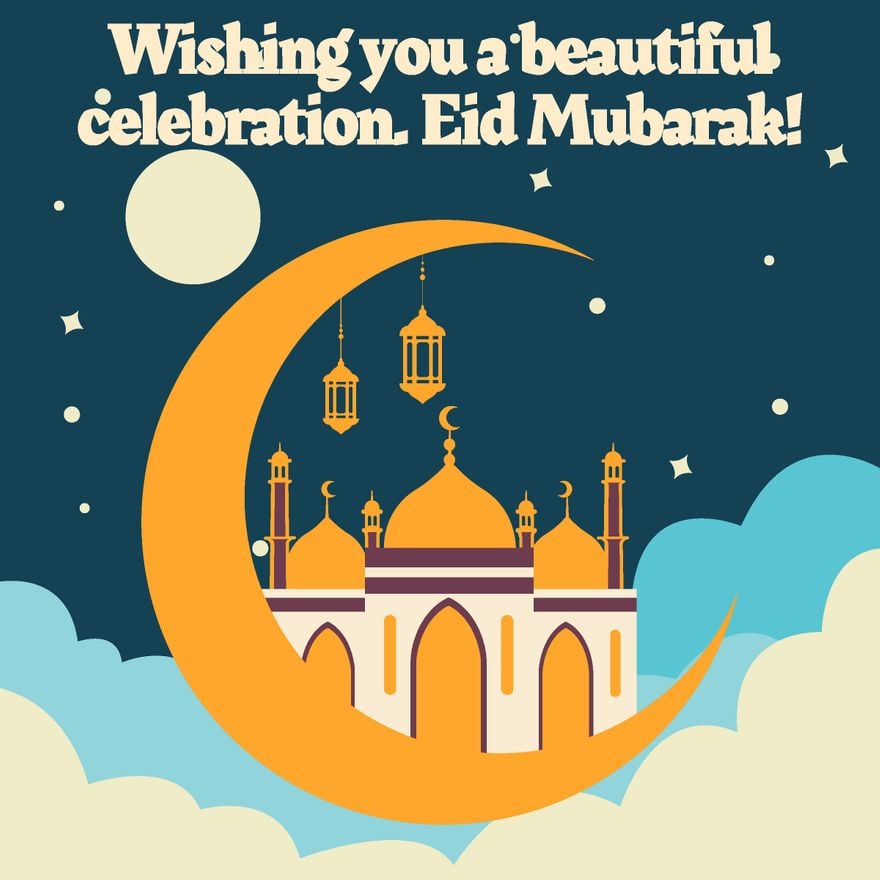Eid al-Fitr Wishes Vector