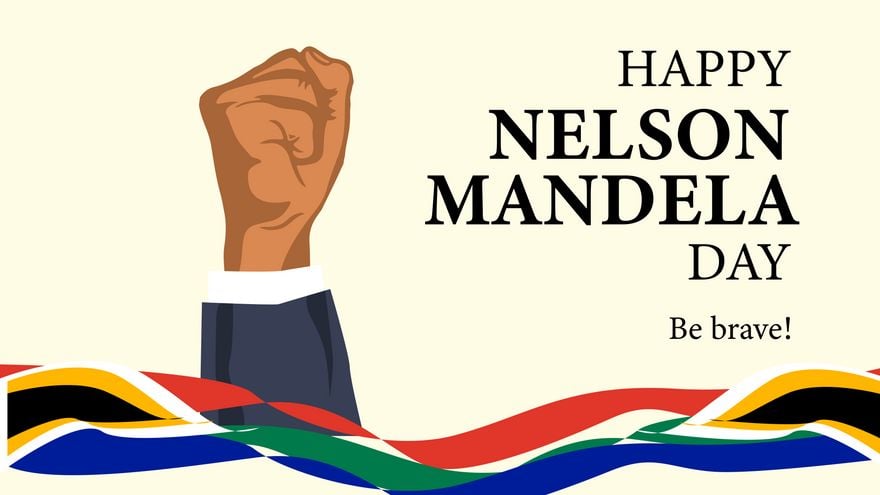 Nelson Mandela International Day Wishes Background