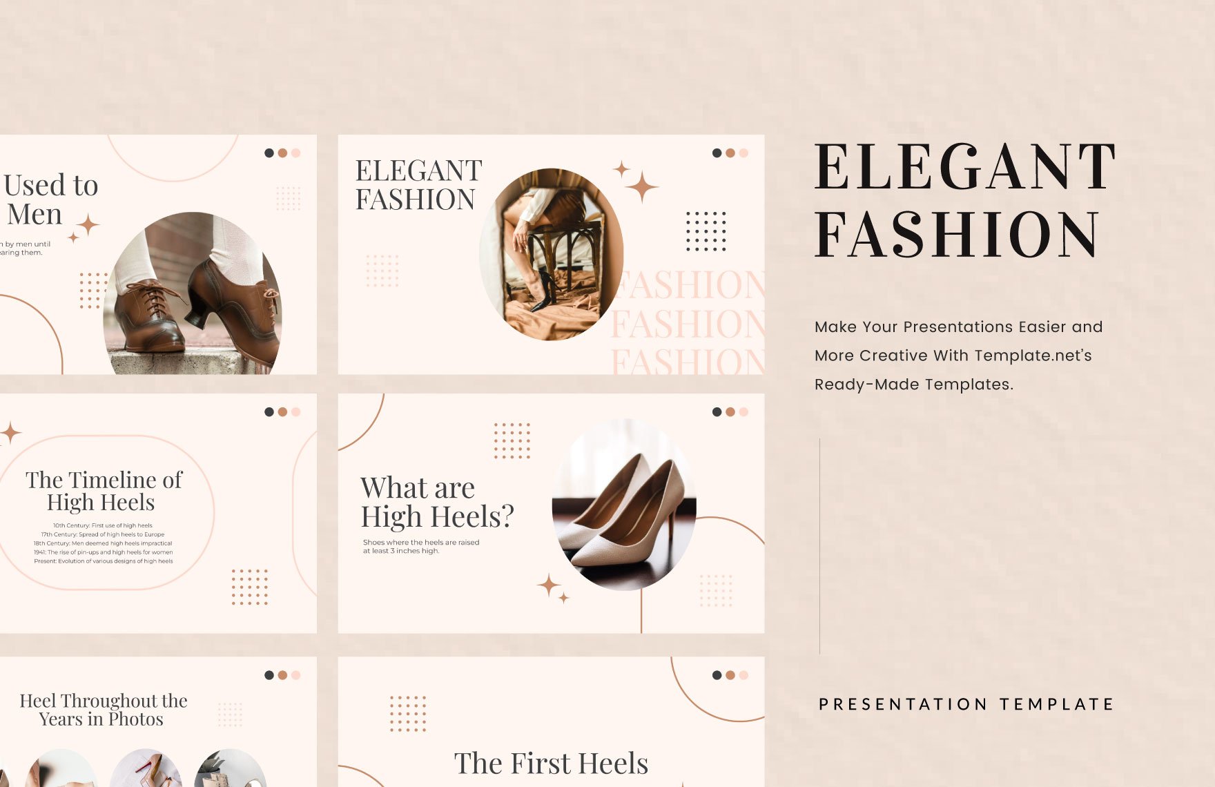Elegant Fashion Presentation Template