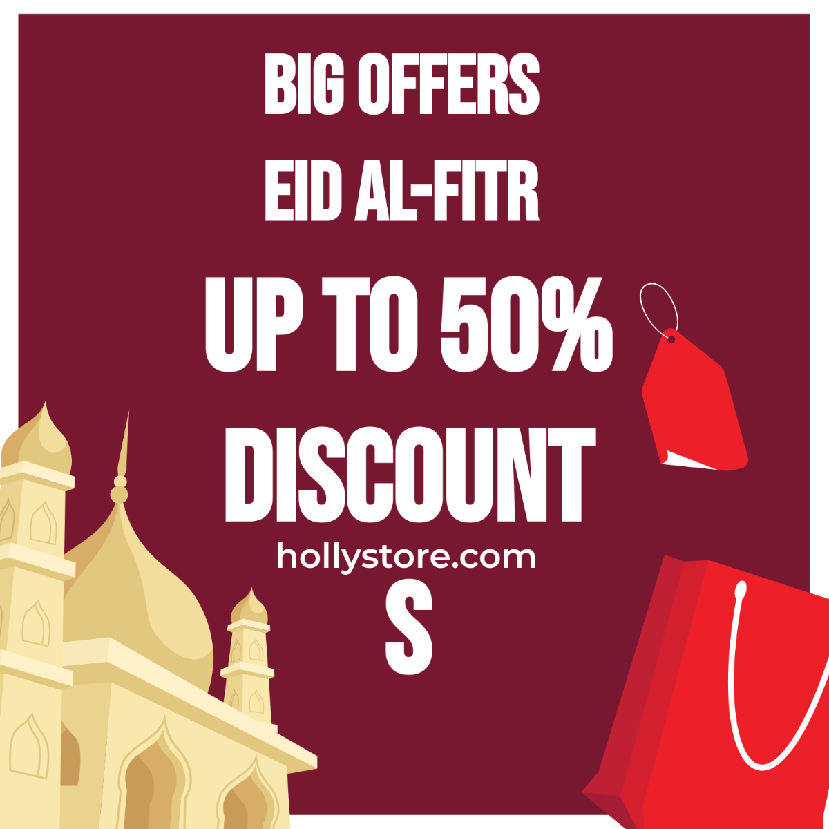 Eid al-Fitr Promotion Vector Template