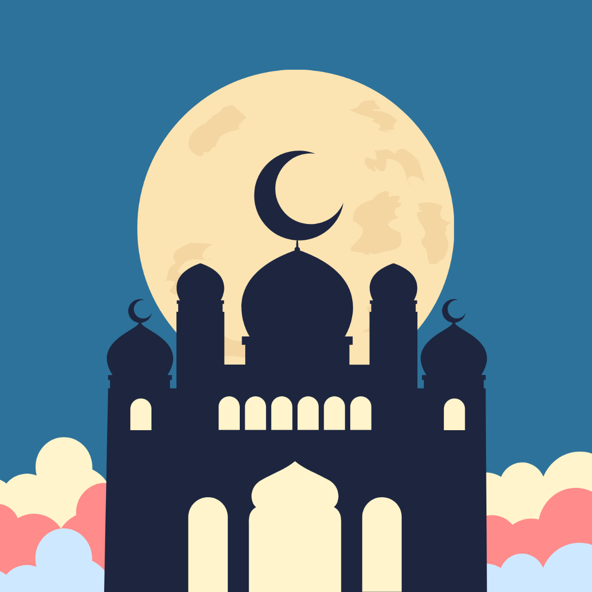Free Eid al-Fitr Illustrator Template
