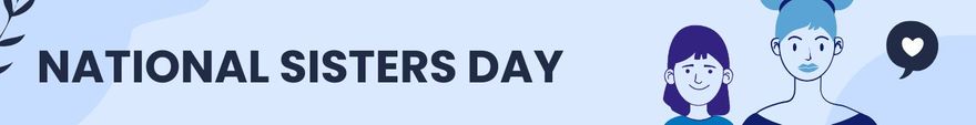 National Sisters Day Website Banner