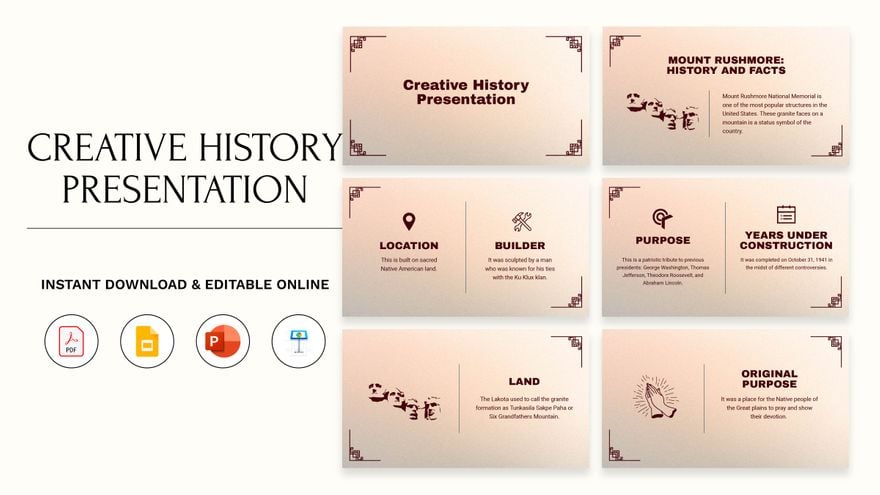 Creative History Presentation