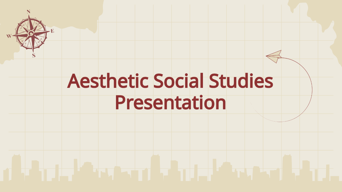Aesthetic Social Studies Presentation Template