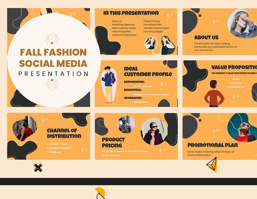 Free Fall Fashion Social Media Presentation
