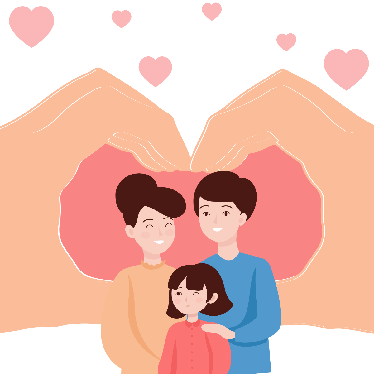Free Parents' Day Celebration Vector Template