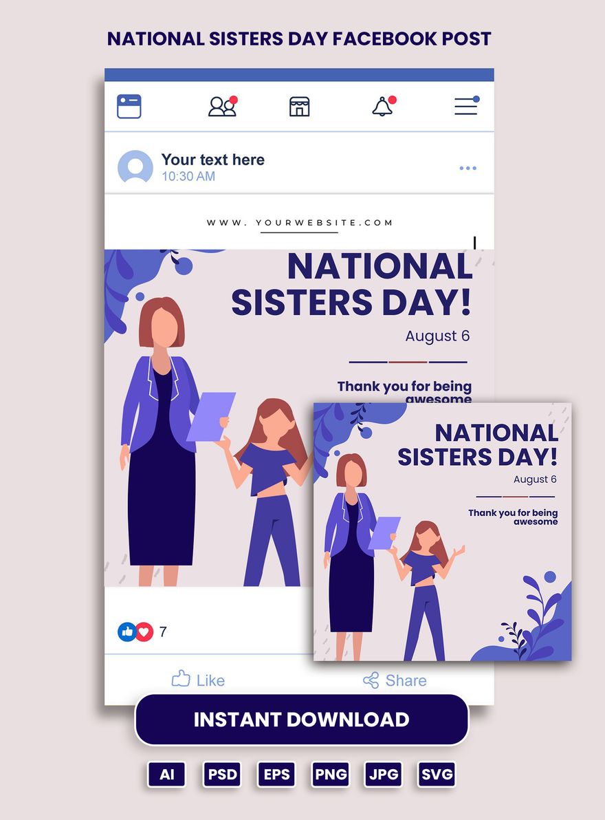National Sisters Day FB Post