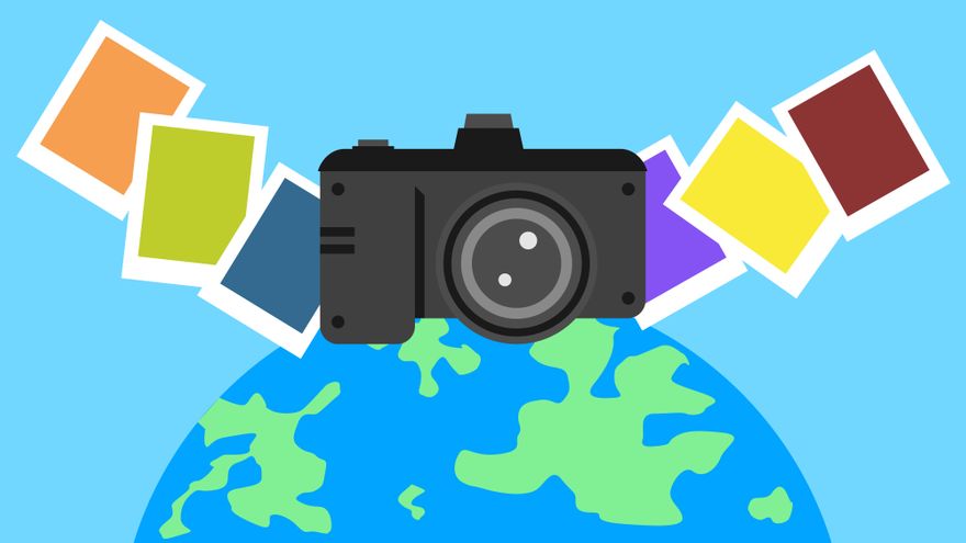Free World Photography Day Background in PDF, Illustrator, PSD, EPS, SVG, JPG, PNG
