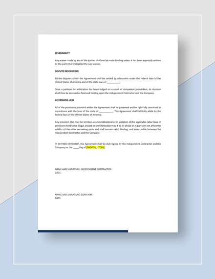 Hair Stylist Contract Template Word Doc Google Docs Apple