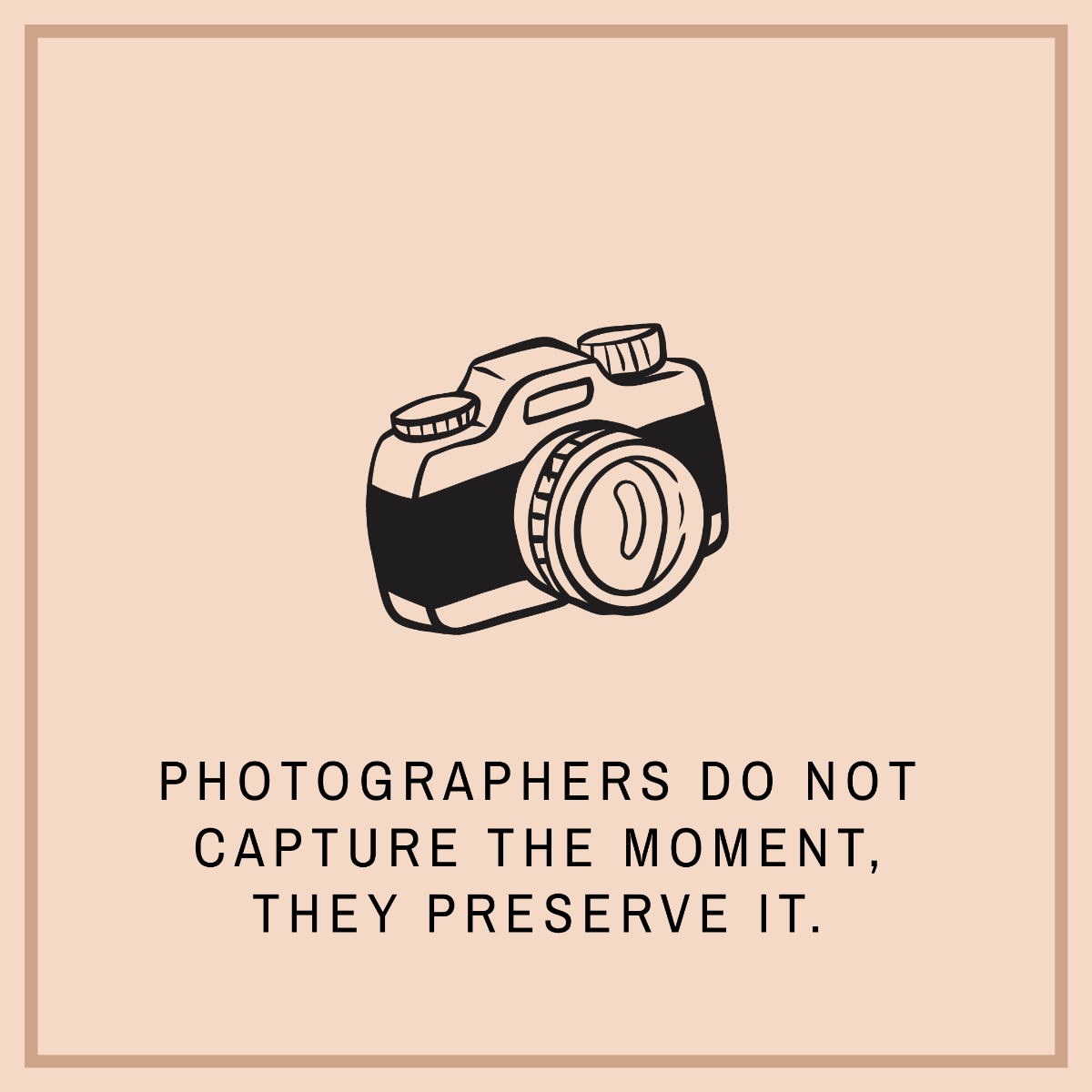 World Photography Day Quote Vector Template