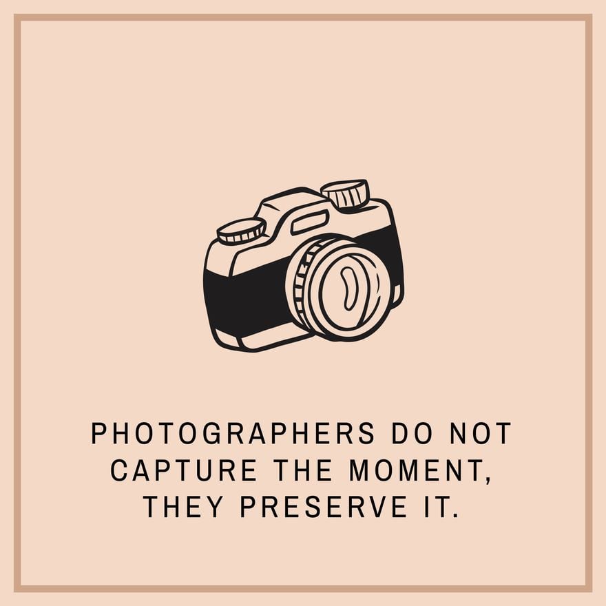 World Photography Day Quote Vector