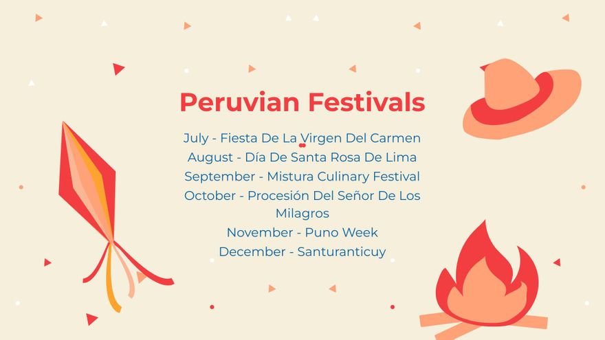 Free Peru Tour Recommendations Presentation Template to Edit Online