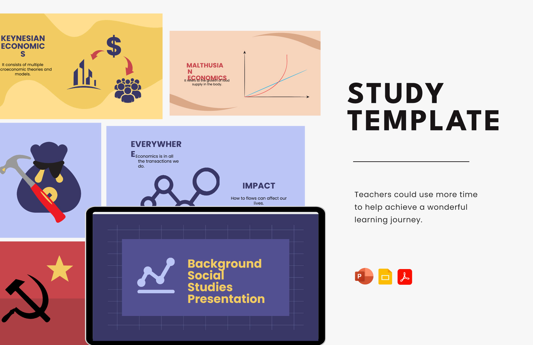 Study Template - Download In PDF, PowerPoint, Google Slides | Template.net