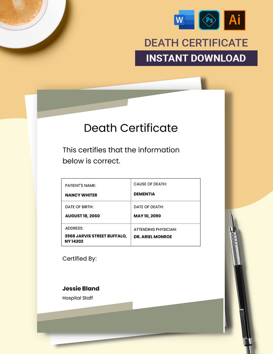 hospital-death-certificate-template