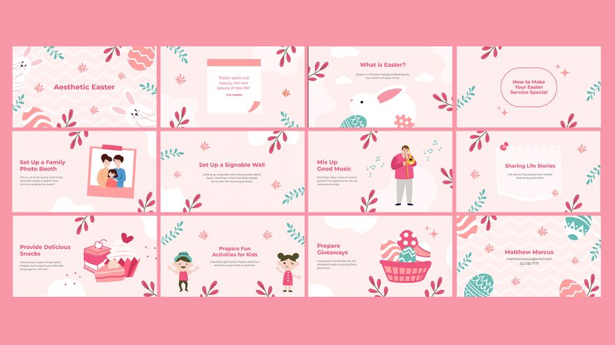 Free Aesthetic Easter Presentation Template to Edit Online Free Aesthetic Easter Presentation Template to Edit Online