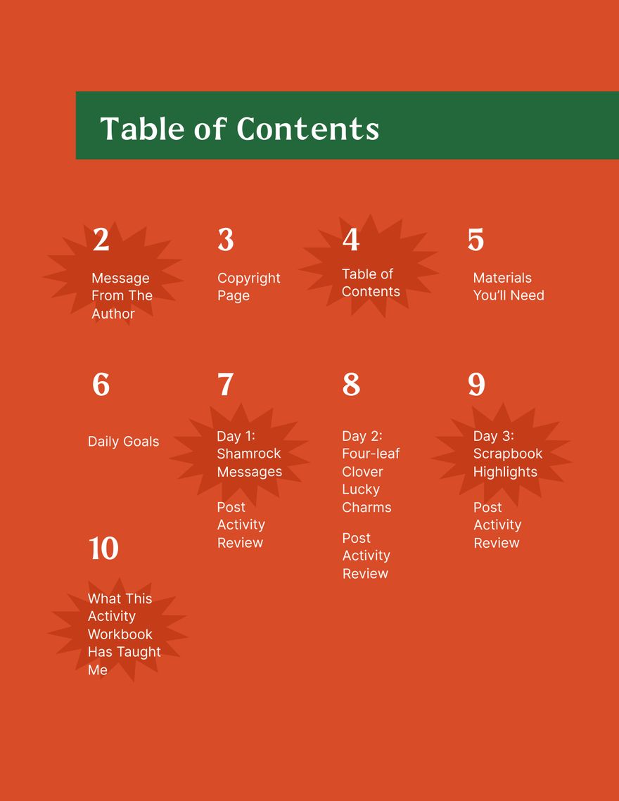 Free St. Patrick's Day Activity Workbook Template to Edit Online Free St. Patrick's Day Activity Workbook Template to Edit Online