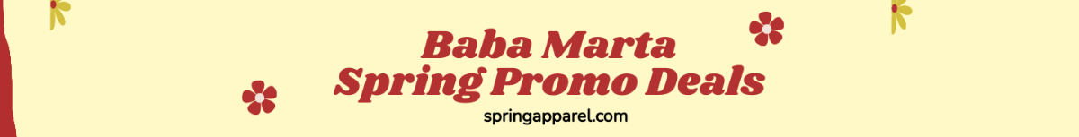 Baba Marta Website Banner Template