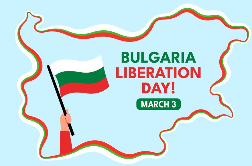 Bulgaria Liberation Day Banner